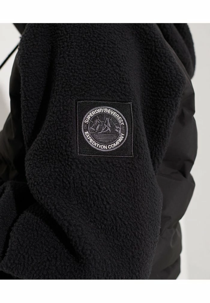 Superdry Fleece Jacket - Black 5 Superdry Fleece Jacket - Black - Image 5