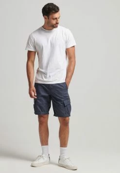 Superdry VINTAGE CORE - Shorts - Lauren Navy