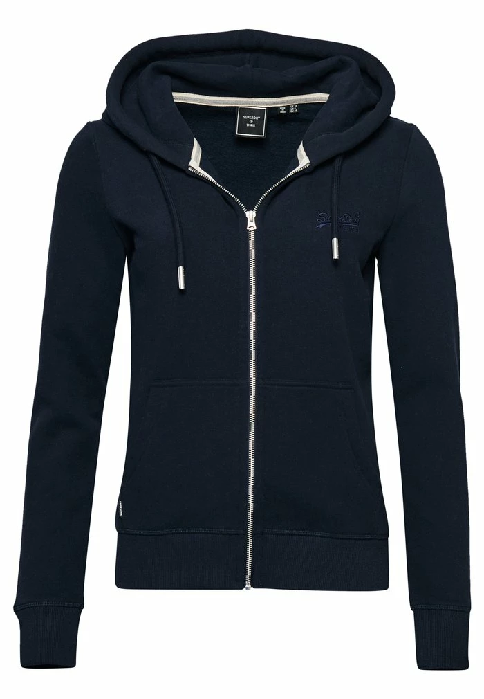 Superdry Zip-up Sweatshirt - Eclipse Navy 5 Superdry Zip-up Sweatshirt - Eclipse Navy - Image 5