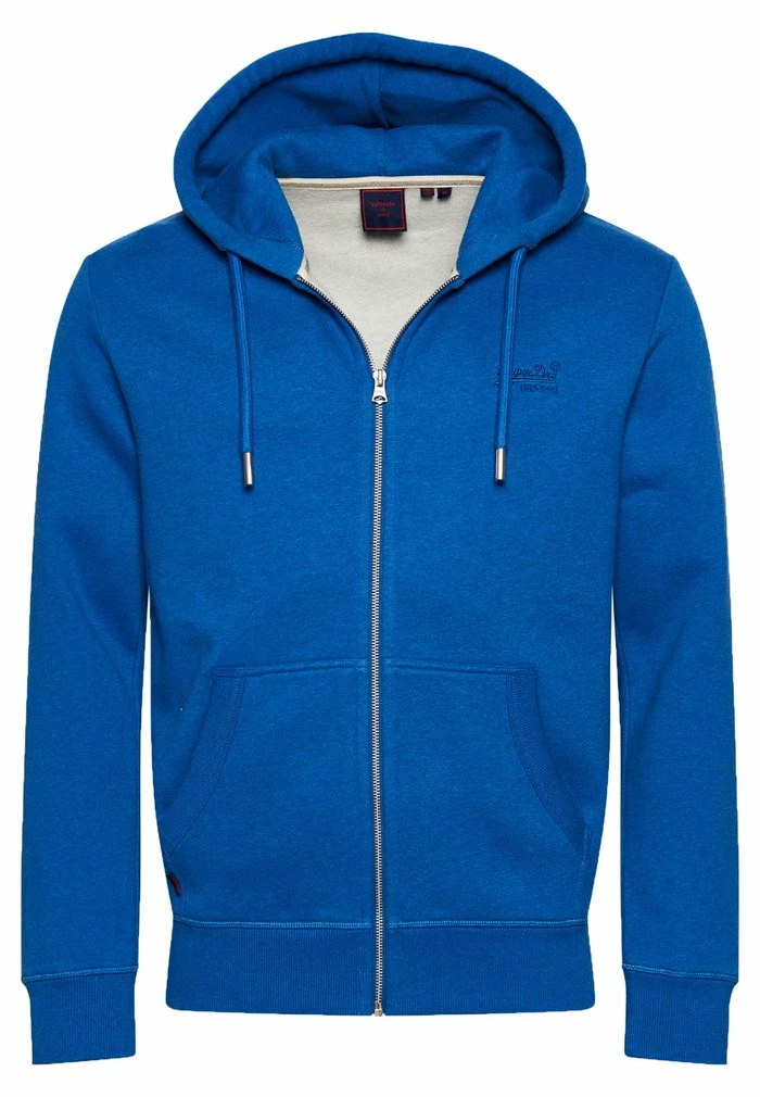 Superdry Zip-up Sweatshirt - Varsity Blue Marl 5 Superdry Zip-up Sweatshirt - Varsity Blue Marl - Image 5