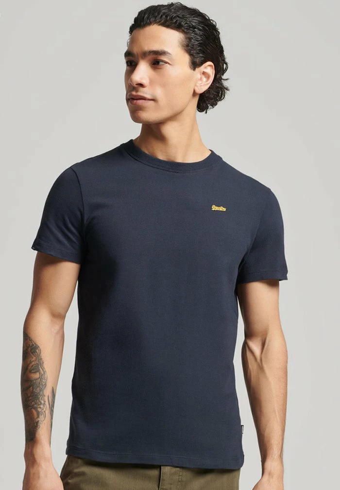 Superdry Basic T-shirt - Eclipse Navy Navy 1 Superdry Basic T-shirt - Eclipse Navy Navy