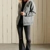 Superdry BORG LINED - Zip-up Sweatshirt - Rich Charcoal Marl