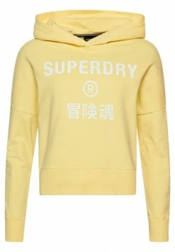 Superdry CODE CORE - Hoodie - Pale Yellow -Superdry Shop 3c076d79e8244b4683d9de0de699b027