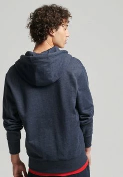Superdry Zip-up Sweatshirt - Deep Navy Marl -Superdry Shop 3c2ff7ce49fe4c778d8e0c38ba1c1a20