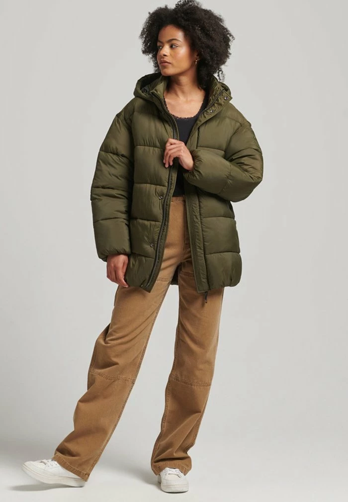 COCOON - Winter Coat - Superdry Olive 2 COCOON - Winter Coat - Superdry Olive - Image 2