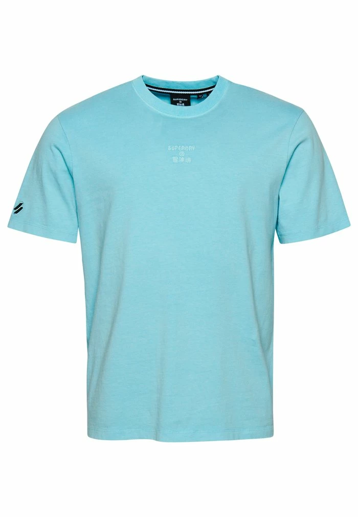 Superdry UNISEX - Basic T-shirt - Aquamarine 6 Superdry UNISEX - Basic T-shirt - Aquamarine - Image 6