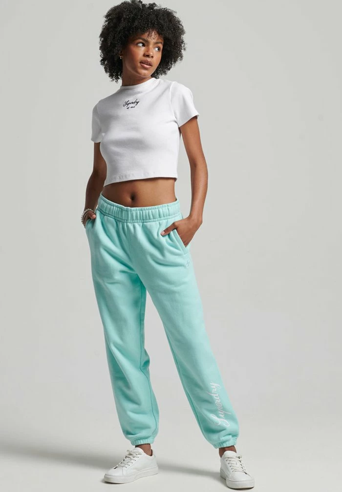 Superdry Tracksuit Bottoms - Cali Blue 2 Superdry Tracksuit Bottoms - Cali Blue - Image 2