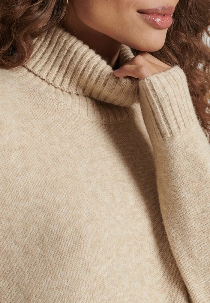 Superdry Jumper Dress - White Pepper Marl 3 Superdry Jumper Dress - White Pepper Marl - Image 3