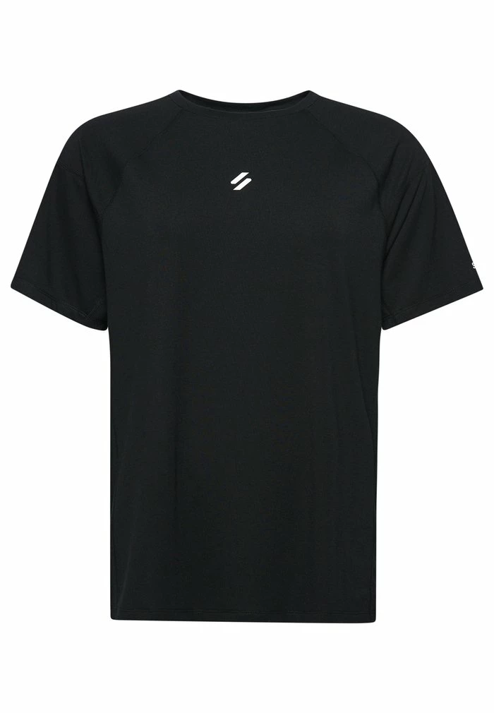 Superdry SPORT RUN SHORT SLEEVE - Print T-shirt - Black 5 Superdry SPORT RUN SHORT SLEEVE - Print T-shirt - Black - Image 5