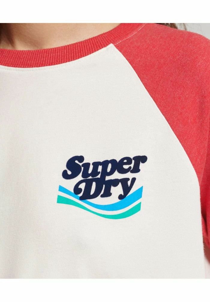 Superdry VINTAGE COOPER NOSTALGIA - Long Sleeved Top - Red 4 Superdry VINTAGE COOPER NOSTALGIA - Long Sleeved Top - Red - Image 4