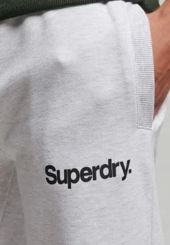 Superdry CORE LOGO GRAPHIC - Tracksuit Bottoms - Ice Marl -Superdry Shop 3d4230b0554c4eeba69a22862beb33c1