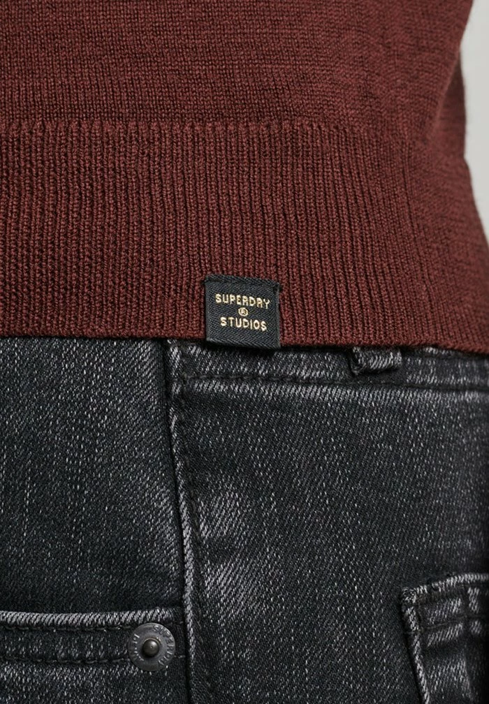 Superdry STUDIOS ROLL NECK - Top - Bitter Chocolate 6 Superdry STUDIOS ROLL NECK - Top - Bitter Chocolate - Image 6