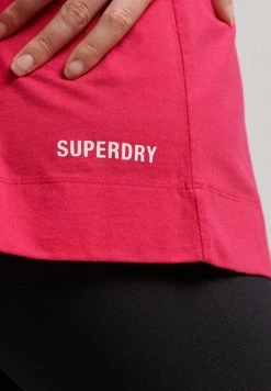 Superdry TRAIN LONGLINE MOCK NECK TANK - Top - Highland Berry -Superdry Shop 3d91372523ea41f9a6926b358e3179eb