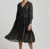 Superdry STUDIOS TIERED - Day Dress - Black