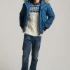 Superdry EVEREST - Winter Jacket - Ocean Blue