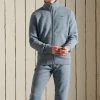 Superdry VINTAGE TRACK - Zip-up Sweatshirt - Tois Blue Grit