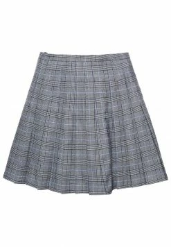 Superdry A-line Skirt - Grey Check -Superdry Shop 3dd5b9402dea43e99a27c2aba97e6a6a