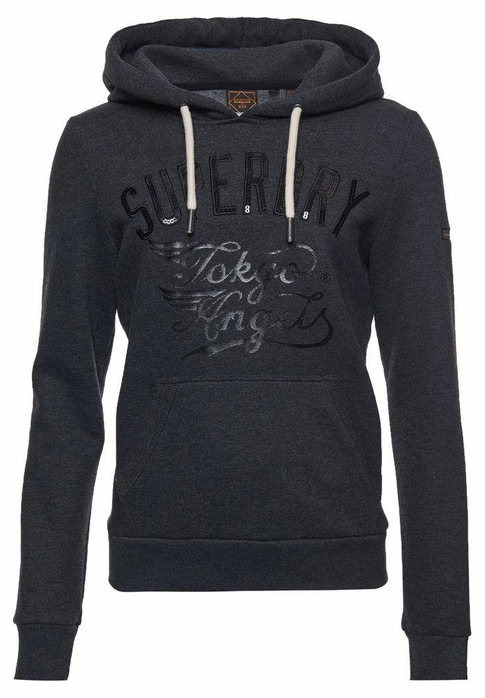 Superdry SCRIPT STYLE WORKWEAR - Sweatshirt - Black Marl 4 Superdry SCRIPT STYLE WORKWEAR - Sweatshirt - Black Marl - Image 4