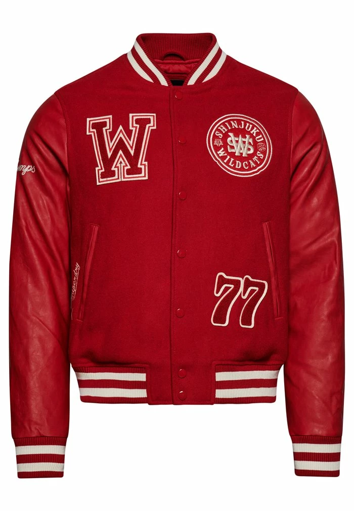 Superdry Bomber Jacket - Varsity Red 1 Superdry Bomber Jacket - Varsity Red