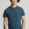 Superdry Basic T-shirt - Charred Teal Grit