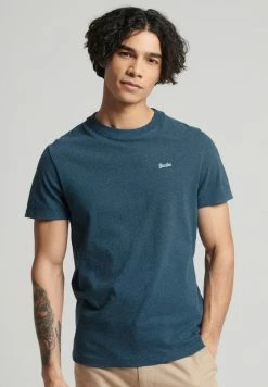 Superdry Basic T-shirt - Charred Teal Grit