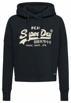 Superdry VINTAGE LOGO BOX FIT - Hoodie - Eclipse Navy -Superdry Shop 3e6401c8513e42ada24b41470c637940