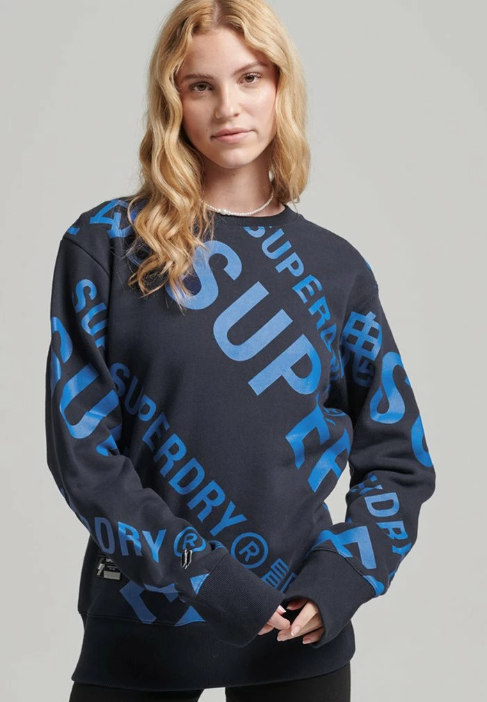 Superdry 2-10-S-1-04 - Sweatshirt - Rich Navy 1 Superdry 2-10-S-1-04 - Sweatshirt - Rich Navy