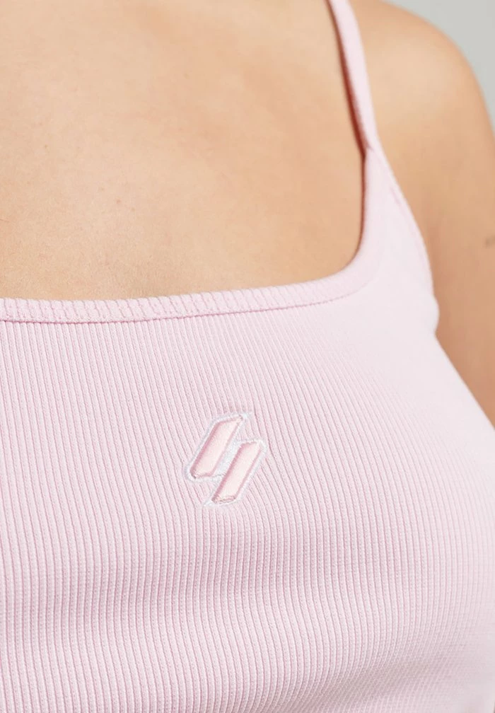 Superdry CODE ESSENTIAL - Top - Roseate Pink 3 Superdry CODE ESSENTIAL - Top - Roseate Pink - Image 3