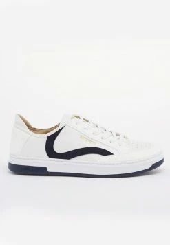 Superdry VEGAN BASKET LUX LOW - Trainers - White Navy -Superdry Shop 3e98c46c1c3e484a8f0986d0cf774e72