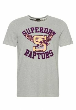 Superdry VINTAGE REWORK CLASSIC - Print T-shirt - Grey Marl -Superdry Shop 3ef4bd5d559c41d3a3f463481311802e