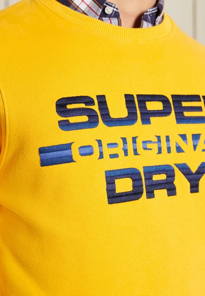 Superdry ORGANIC ORIGINAL FADE CREW - Sweatshirt - Golden Rod 3 Superdry ORGANIC ORIGINAL FADE CREW - Sweatshirt - Golden Rod - Image 3