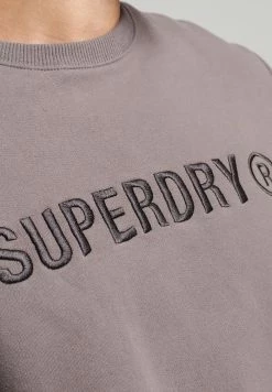 Superdry CORPORATION LOGO WORK - Sweatshirt - Rock -Superdry Shop 3f250b2538284cb6aa53ce534b8385cf