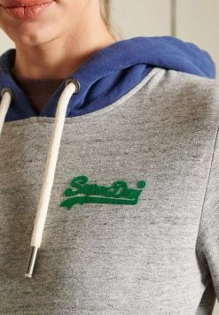 Superdry Sweatshirt - Athletic Grey Marl -Superdry Shop 3f2a49f3a56c409abce24f58f195988d