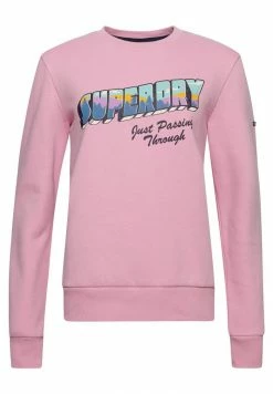 Superdry VINTAGE TRAVEL - Sweatshirt - Pink Lilac -Superdry Shop 3f358a7830c44149a2bd28381c7ca2a0