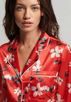 Superdry LONG SLEEVE - Pyjama Top - Wild Rose -Superdry Shop 3f638b90aaa1400c9d5a9408bc70224f