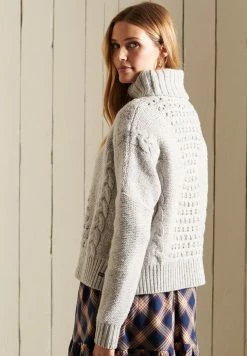 Superdry ROLL - Jumper - Off White -Superdry Shop 3f813f72267b4adba69ca98098b126bb