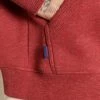 Superdry Zip-up Sweatshirt - Rhubarb Marl