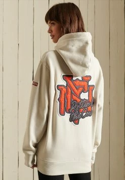 Superdry CROSSING LINES - Sweatshirt - Light Stone -Superdry Shop 3f94963554454b22801d9f543c110a0f