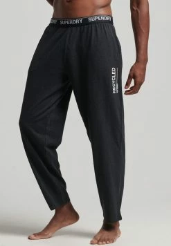 Superdry RECYCLED SLEEPWEAR - Pyjama Bottoms - Black