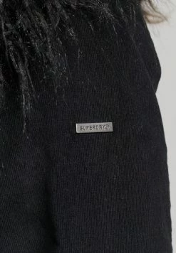 Superdry AFGHAN - Short Coat - Black -Superdry Shop 3fd495ff0be749ee88ef0039dda62357