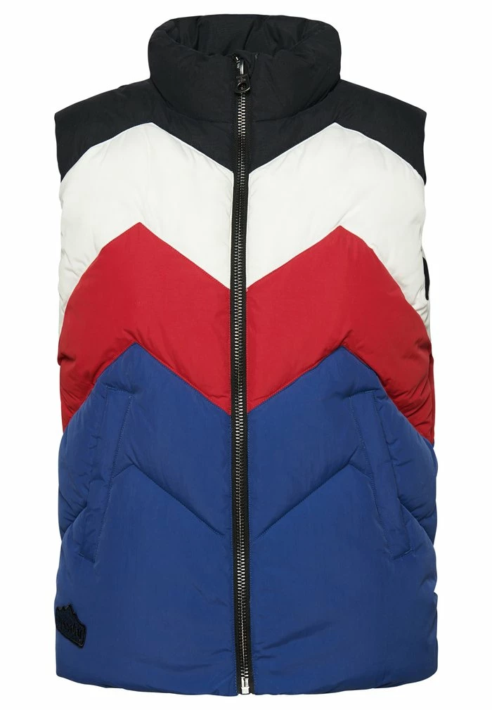 Superdry RETRO PANEL - Waistcoat - Twilight Navy 5 Superdry RETRO PANEL - Waistcoat - Twilight Navy - Image 5
