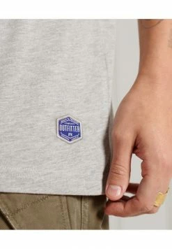 Superdry Print T-shirt - Grey Marl -Superdry Shop 4012f0909890483d980fae8d83b63053