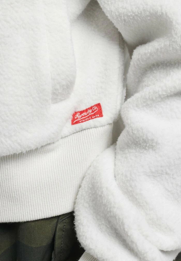 Superdry VINTAGE CHEVRON POLAR - Fleece Jacket - Ecru 5 Superdry VINTAGE CHEVRON POLAR - Fleece Jacket - Ecru - Image 5