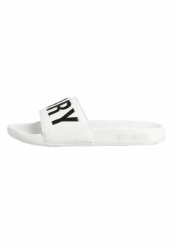 Superdry CODE CORE - Pool Slides - Optic Black