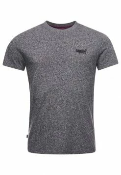 Superdry VINTAGE - Basic T-shirt - Karst Black Mega Grit -Superdry Shop 40238da32b58440fab027f487530488d