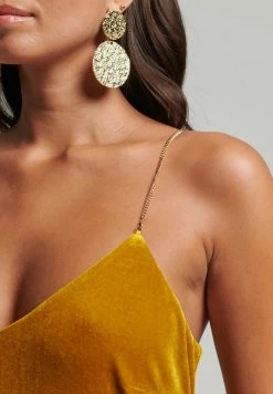 Superdry Cocktail Dress / Party Dress - Golden Palm Brown -Superdry Shop 40380bb7dafe46d2a1efb8631b403e75