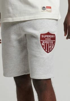 Superdry VINTAGE ATHLETIC - Shorts - Glacier Grey Marl -Superdry Shop 4046f1bb28094c2ba5c87cc730f894a4