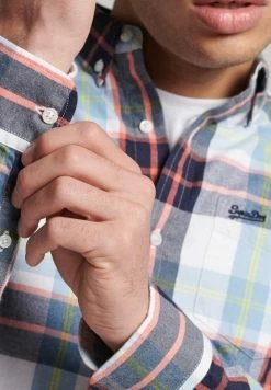 Superdry VINTAGE CHEC - Shirt - Portland Check White -Superdry Shop 4054b34d16e54dc182d4695177c294bc