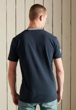 Superdry COLLEGIATE - Basic T-shirt - Eclipse Navy -Superdry Shop 406917dfa11d43aebac070a6b658f938