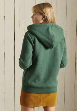 Superdry BORG LINED - Zip-up Sweatshirt - Green -Superdry Shop 406cdaea15a8456bb333a0c67b22fafa